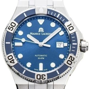 Maurice Lacroix Herrklocka AI6058-SS002-430-1 Aikon Blå/Stål Ø43 mm