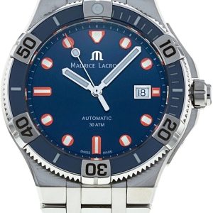 Maurice Lacroix Herrklocka AI6058-SS002-431-1 Aikon Blå/Stål Ø43 mm