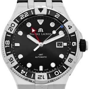 Maurice Lacroix Herrklocka AI6158-SS001-330-2 Aikon Svart/Gummi Ø43