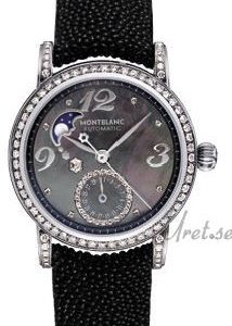 Montblanc Damklocka 101627 Star Vit/Läder Ø36 mm