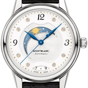 Montblanc Damklocka 114730 Boheme Silverfärgad/Läder Ø30 mm