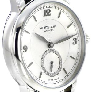 Montblanc Damklocka 118510 Star Silverfärgad/Läder Ø36 mm