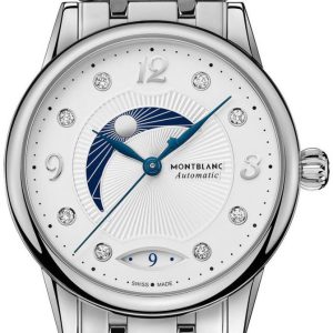 Montblanc Damklocka 127356 Boheme Vit/Stål Ø34 mm