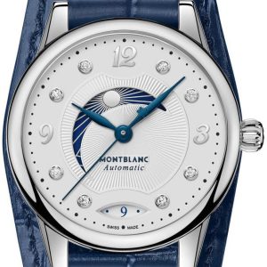 Montblanc Damklocka 127361 Boheme Silverfärgad/Läder Ø30 mm