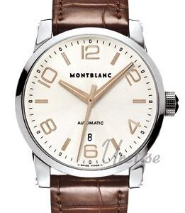 Montblanc Herrklocka 101550 Timewalker XL Vit/Läder Ø42 mm