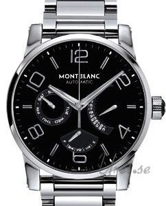 Montblanc Herrklocka 103095 Timewalker XL Retrograd Svart/Stål Ø42