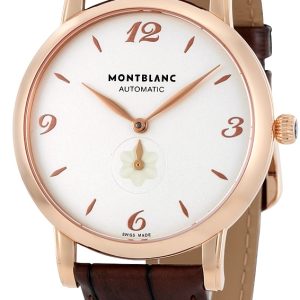 Montblanc Herrklocka 107076 Star Vit/Läder Ø39 mm