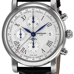 Montblanc Herrklocka 107113 Star Silverfärgad/Läder Ø42 mm