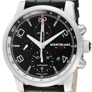 Montblanc Herrklocka 107336 Timewalker Svart/Läder Ø43 mm