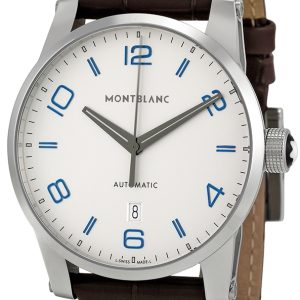 Montblanc Herrklocka 110338 Timewalker Vit/Läder Ø42 mm