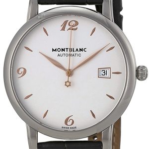 Montblanc Herrklocka 110717 Star Vit/Läder Ø39 mm