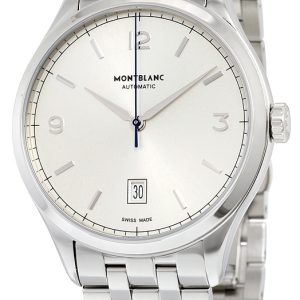 Montblanc Herrklocka 112532 Meisterstück Silverfärgad/Stål Ø40 mm