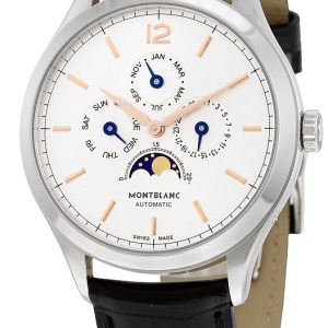 Montblanc Herrklocka 112534 Meisterstück Silverfärgad/Läder Ø40 mm