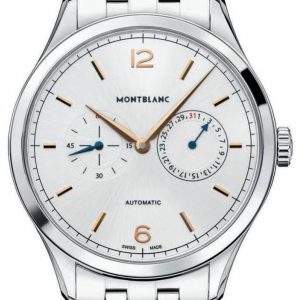 Montblanc Herrklocka 114873 Meisterstück Vit/Stål Ø40 mm