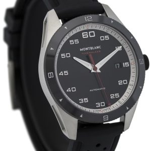 Montblanc Herrklocka 116059 Timewalker Svart/Gummi Ø41 mm