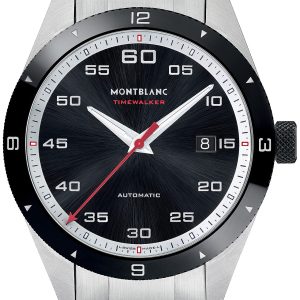 Montblanc Herrklocka 116060 Timewalker Svart/Stål Ø41 mm