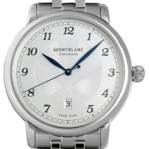 Montblanc Herrklocka 117324 Star Silverfärgad/Stål Ø42 mm