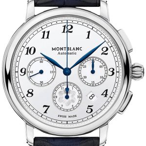 Montblanc Herrklocka 118514 Star Vit/Läder Ø42 mm