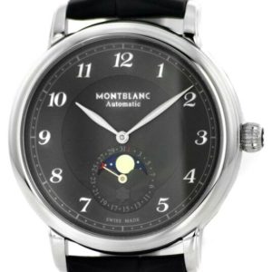 Montblanc Herrklocka 118518 Star Grå/Läder Ø42 mm