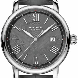 Montblanc Herrklocka 126105 Star Grå/Läder Ø43 mm