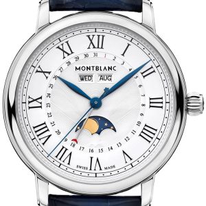 Montblanc Herrklocka 128676 Star Legacy Vit/Läder Ø42 mm