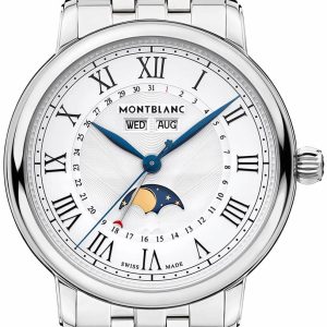 Montblanc Herrklocka 128677 Star Legacy Vit/Stål Ø42 mm