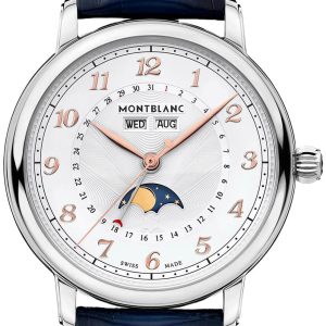 Montblanc Herrklocka 129715 Star Legacy Vit/Läder Ø42 mm