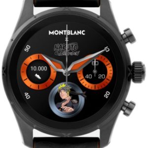 Montblanc Herrklocka 130616 Summit Svart/Läder Ø42 mm