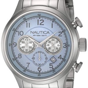 Nautica 99999 Herrklocka A19631G Blå/Stål Ø44 mm