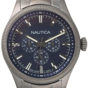 Nautica 99999 Herrklocka NAPSTB004 Blå/Stål Ø44 mm