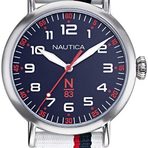 Nautica Damklocka NAPWLA902 Blå/Textil Ø40 mm