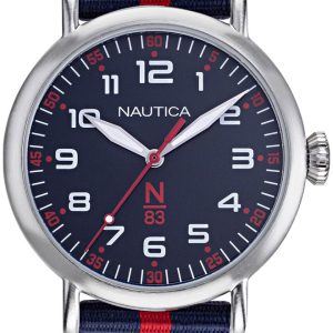 Nautica Damklocka NAPWLF922 Blå/Textil Ø40 mm