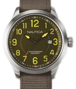 Nautica Dress Herrklocka NAI12525G Grön/Stål Ø46 mm