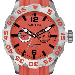 Nautica Herrklocka A16602G BFD 100 Orange/Resinplast Ø40 mm