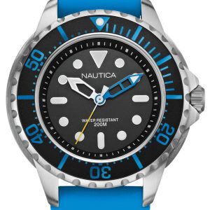 Nautica Herrklocka A18631G Analog Svart/Resinplast Ø50 mm