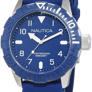 Nautica Herrklocka NAD09517G Nsr Blå/Gummi Ø44 mm