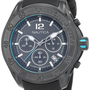 Nautica Herrklocka NAD25000G Nmx Svart/Gummi Ø48 mm