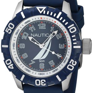 Nautica Herrklocka NAI08505G Nsr Blå/Gummi Ø44 mm