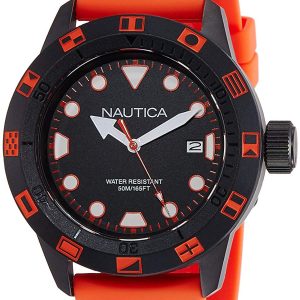 Nautica Herrklocka NAI10077G Nsr Svart/Gummi Ø44 mm