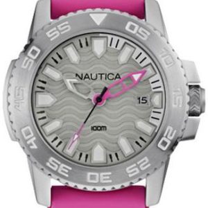 Nautica Herrklocka NAI12533G Analog Grå/Gummi Ø42 mm