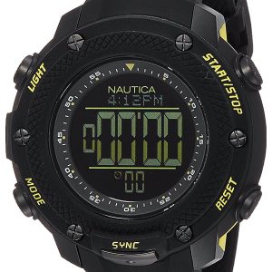 Nautica Herrklocka NAI19523G Analog LCD/Gummi Ø56 mm