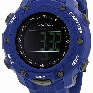 Nautica Herrklocka NAI19524G LCD/Gummi Ø56 mm