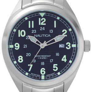 Nautica Herrklocka NAPBTP004 Blå/Stål Ø44 mm