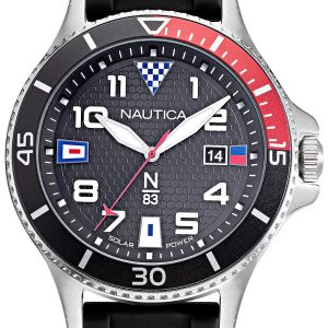 Nautica Herrklocka NAPCBF914 Svart/Gummi Ø43 mm