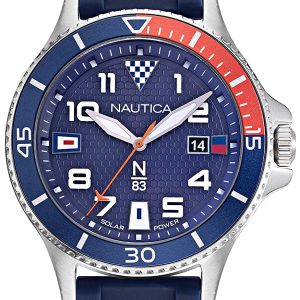 Nautica Herrklocka NAPCBF916 Blå/Gummi Ø43 mm