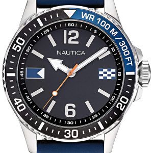 Nautica Herrklocka NAPFRB920 Svart/Gummi Ø44 mm