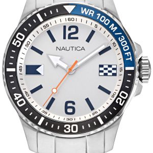 Nautica Herrklocka NAPFRB921 Silverfärgad/Stål Ø44 mm