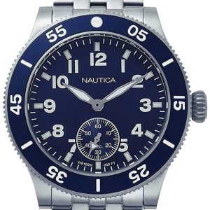 Nautica Herrklocka NAPHST005 Dress Blå/Stål Ø44 mm