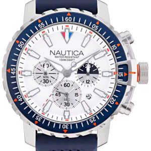 Nautica Herrklocka NAPICS010 Gummi Ø48 mm