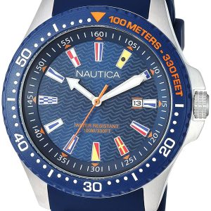 Nautica Herrklocka NAPJBC002 Blå/Gummi Ø44 mm